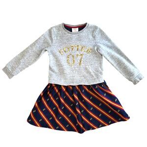 Harry Potter Mini Boden Seeker Golden Snitch casual dress 6-7